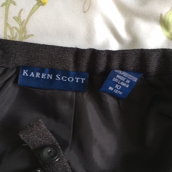 Karen Scott lined skirt - Picture 3 of 3